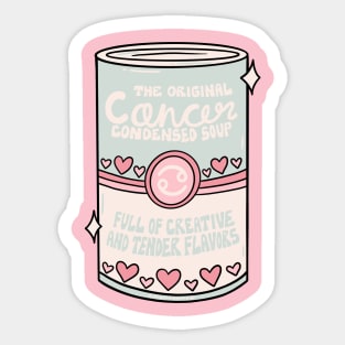 Cancer Zodiac Soup Sticker